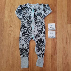 Bonds Wondersuit Grey Safari size 1
